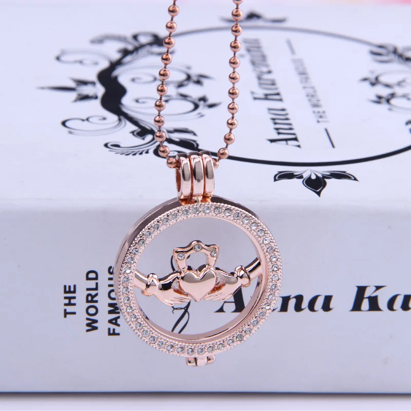 Ручной набор монет с сердцем 35 мм подвеской в виде неба ожерелье 33 мои монеты 80 см