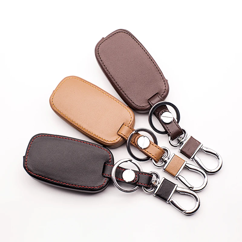 Кожаный чехол для ключей Kia Rio QL Sportage новый дизайн клавиатуры Ceed Cerato Sorento K2 K3 K4 K5 Fin