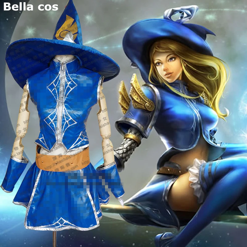 Размер на заказ LOL Luxanna Crownguard Lux костюм для косплея математические Олимпиады