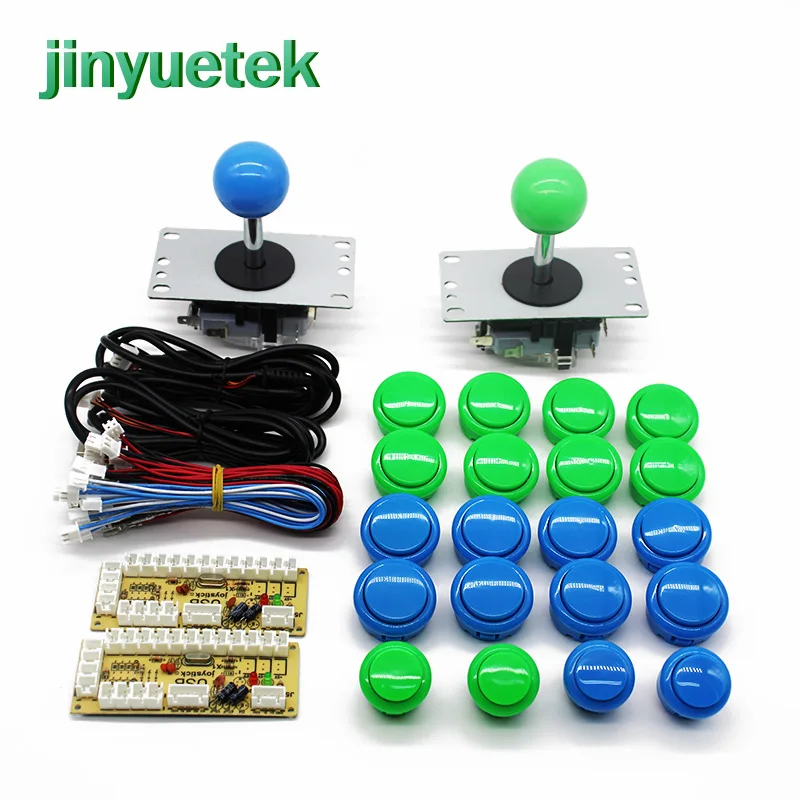 Новая версия diy аркадный комплект 2 плеер led raspberry maquina контроллер Аркада jugadores