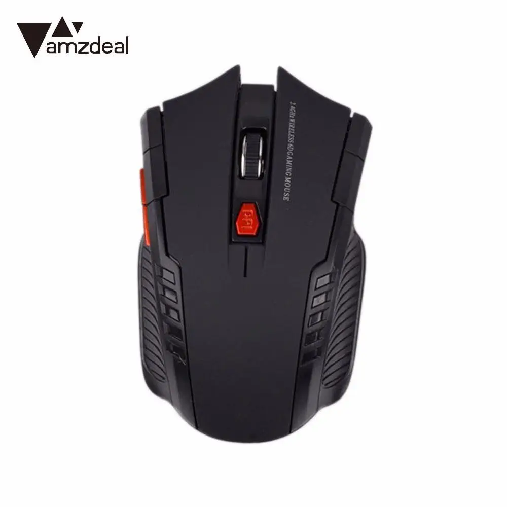 Amzdeal 2.4 ГГц 2400 Точек на дюйм Мини Беспроводной Mause Оптический игровой Мышь геймер