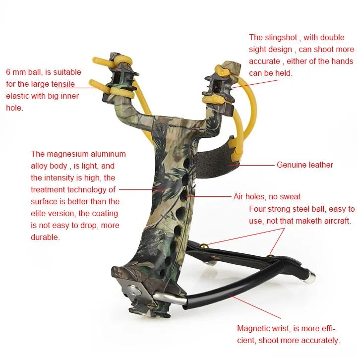 Высокое качество охотничья Рогатка винтовка оптика сплав Компас с двойным
