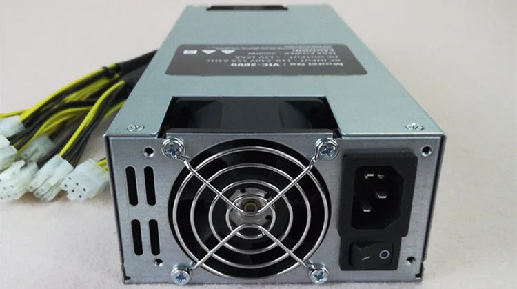 1800W high power single channel supply 6PIN*10 Antminer dual fan 12V-150A antminer S9 S7 L3 DASH miner pow | Компьютеры и офис