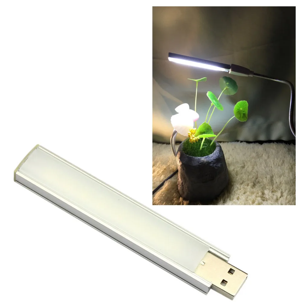 Новый USB светодиодный ночник портативный 5 в 10 LED белый светильник компьютерный