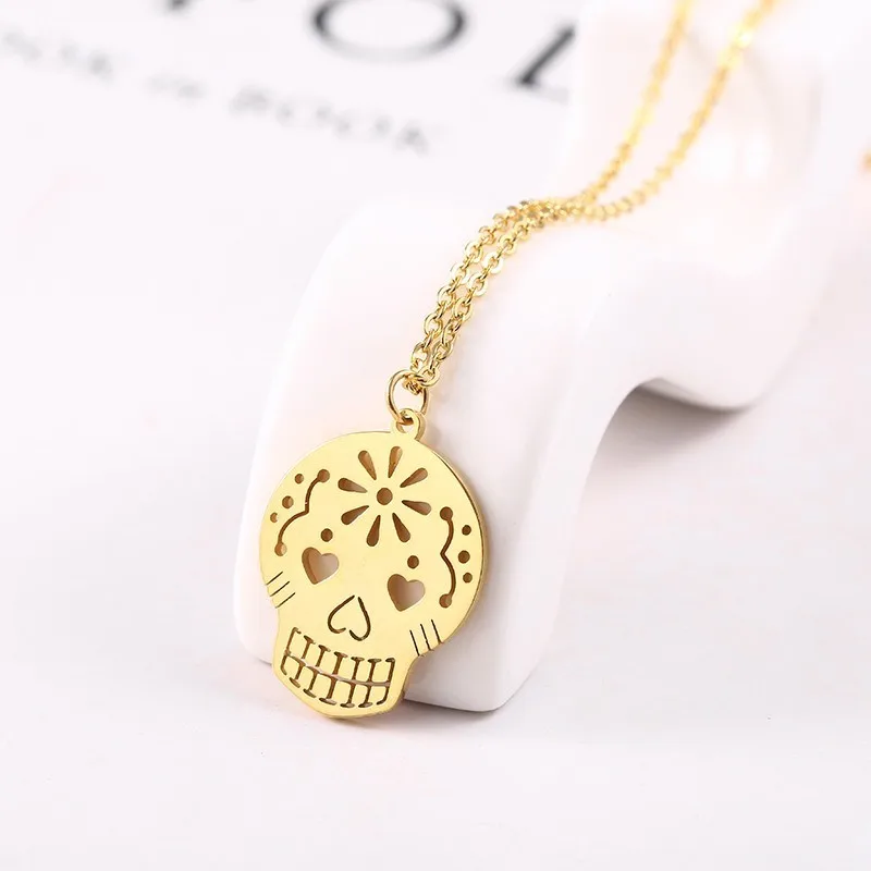 Маска сахарного черепа из нержавеющей стали