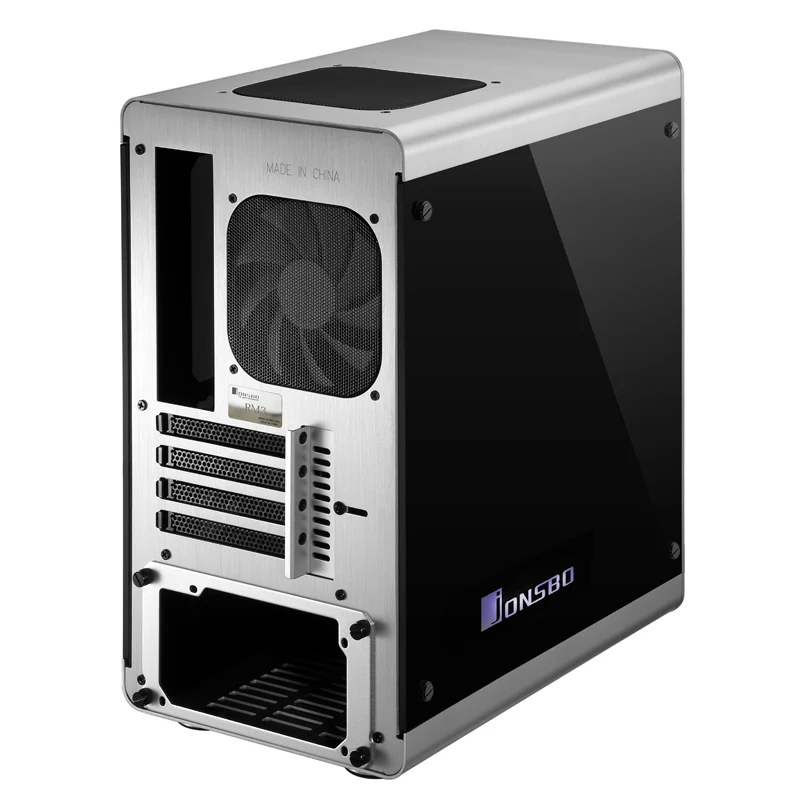 JONSBO RM3 MicroATX/ITX алюминиевый корпус MATX чехол для компьютера двусторонний через поддержку задней линии USB3.0