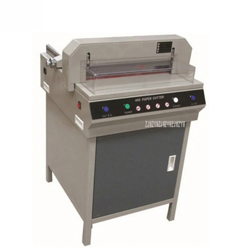 450V+ 220V/110V 750W Semi-automatic Large Electric Paper Cutting Machine Trimmer Automatic Press Hand Push Cutter Device | Компьютеры и