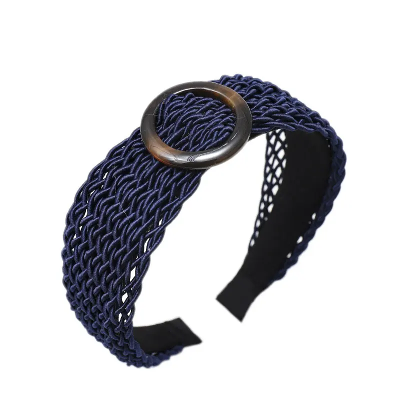 Мешочки-обручи тканые круглые пряжки повязка на голову завязанная ободок тюрбан