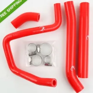 Красный силиконовый шланг радиатора охлаждения для Honda TRX700XX 2006-2009 07 08 4 шт. |