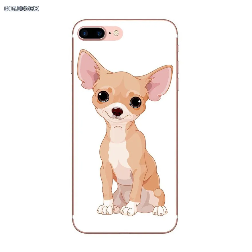 Милый Чихуахуа собака для Xiaomi Redmi 3 3S 4 16G 32G 4A 4X Note 5 5A Pro Mi 4I 4C 5S 5X6 6X Max 2 силиконовый