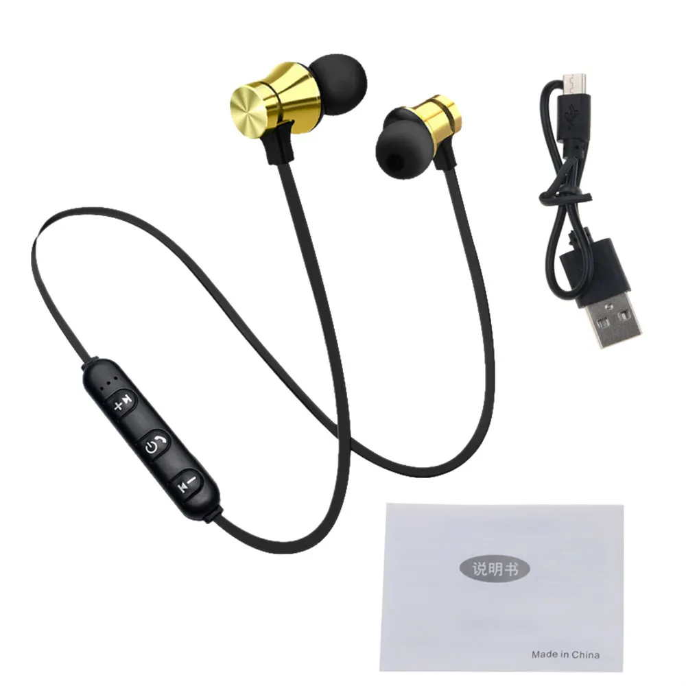 4 цвета магнитная музыкальная Bluetooth 4,2 наушники XT11 Спортивная Беспроводная Bluetooth гарнитура с микрофоном для IPhone samsung
