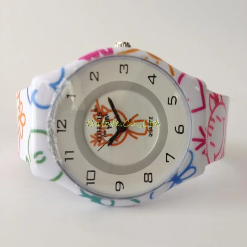 Женские часы с мультяшным рисунком повседневные Кварцевые водонепроницаемые
