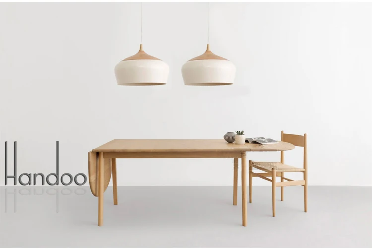 Диаметр 30 см в форме чеснока дерево и алюминий подвесной светильник Европейский