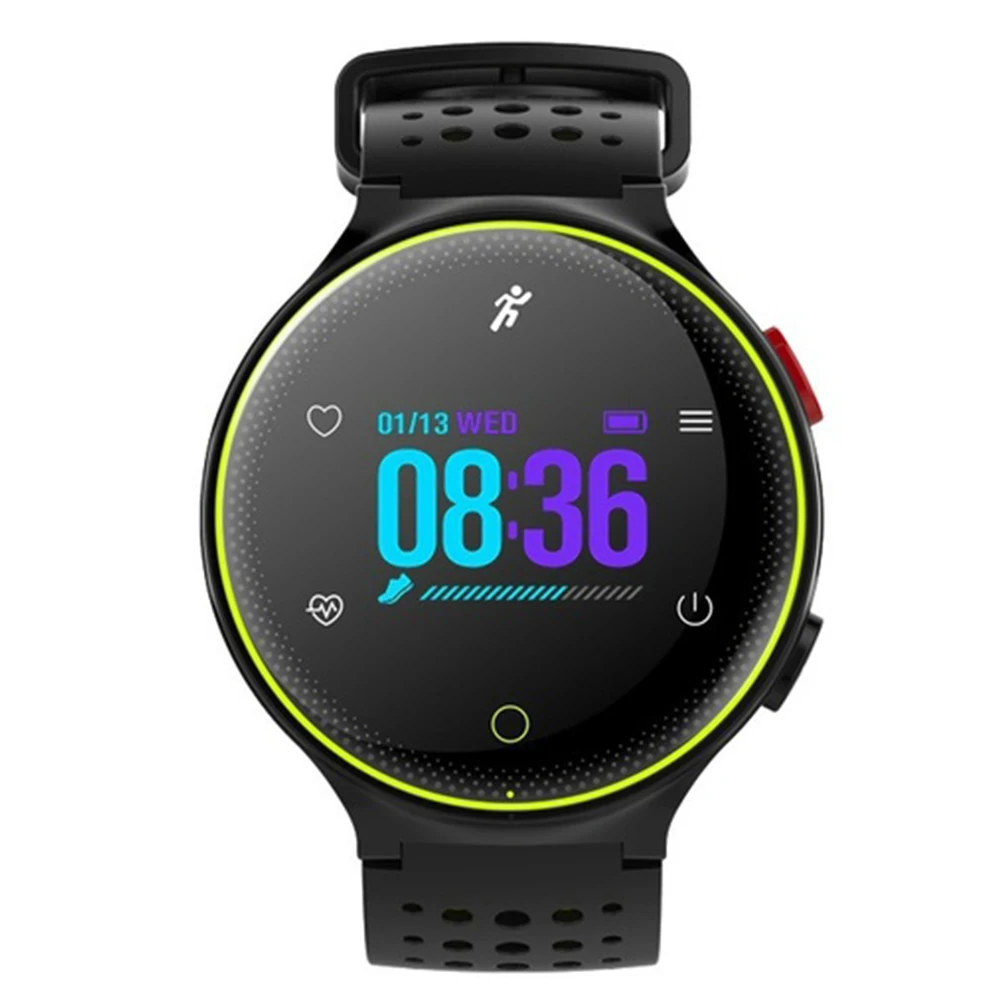 Водонепроницаемый Bluetooth вызов напоминание о частоте пульса монитор цветной