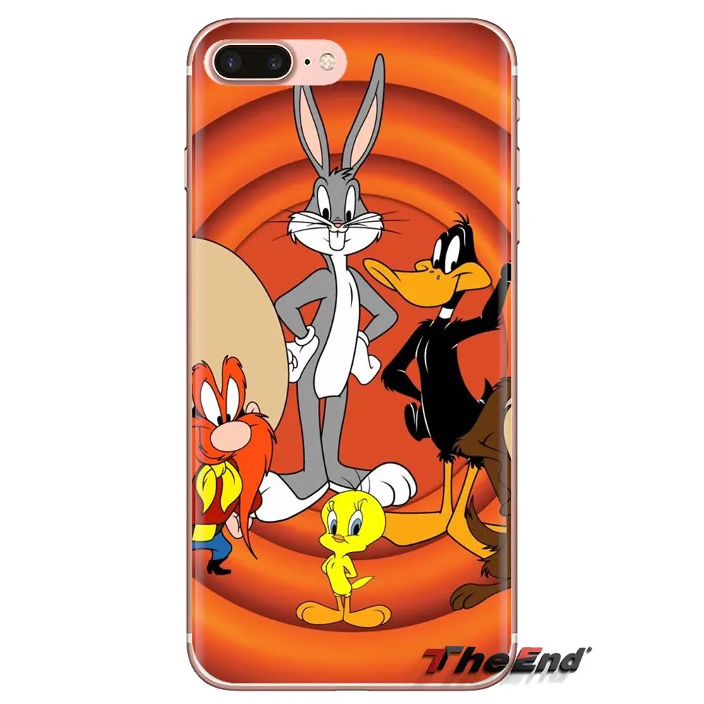 Мягкие прозрачные чехлы Looney Toons для Huawei G7 G8 P7 P8 P9 P10 P20 P30 Lite Mini Pro P Smart Plus 2017 2018 2019 |
