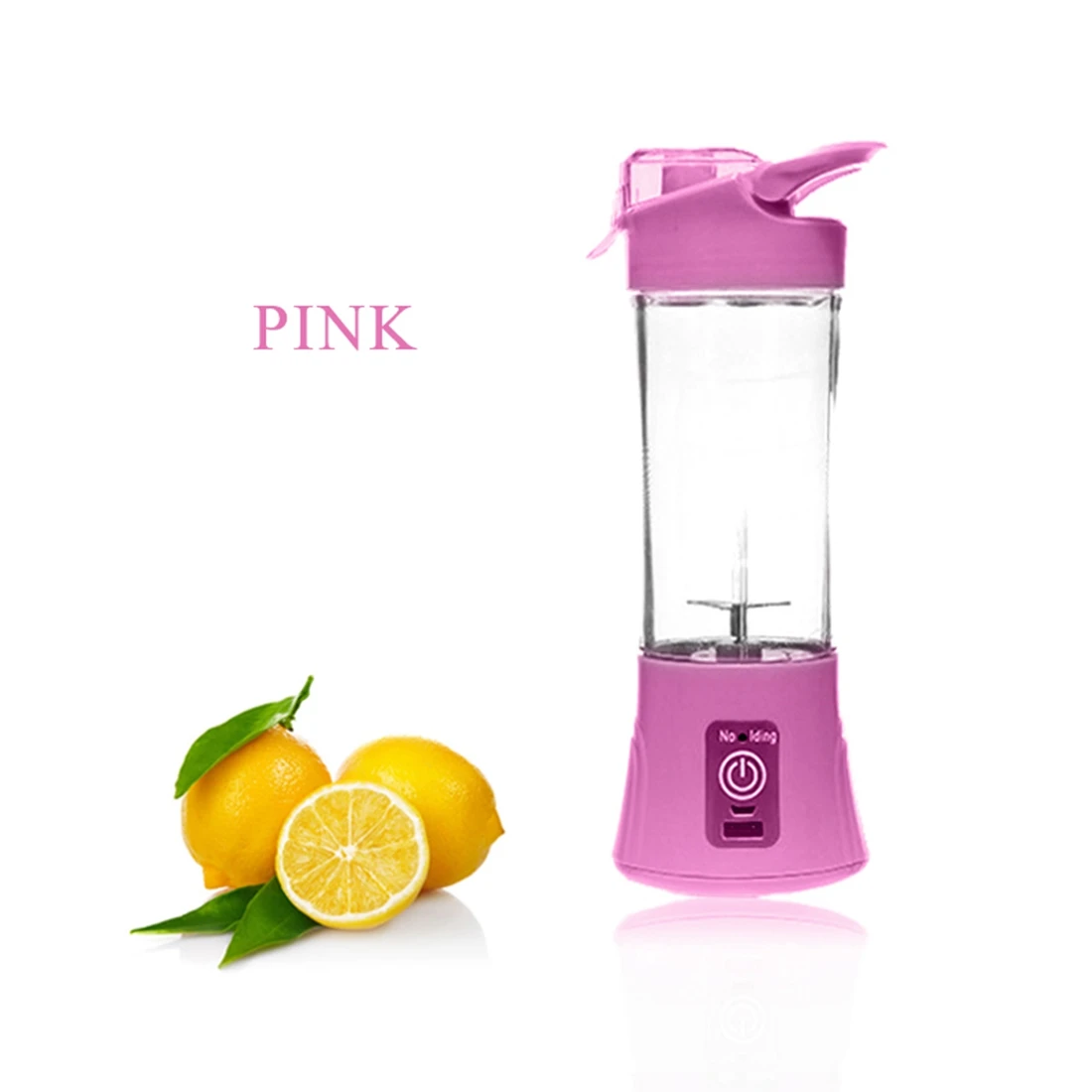 Pink Горячее предложение! Распродажа! Розовая модная перезаряжаемая соковыжималка, многофункциональная электрическая соковыжималка, домашняя портативная соковыжималка, мини соковыжималка для фруктов - Цвет: Pink