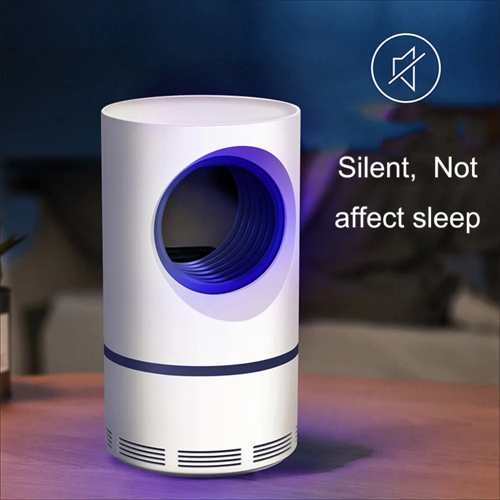 USB лампа для защиты от комаров фотокатализатор Тип всасывания светодиодный