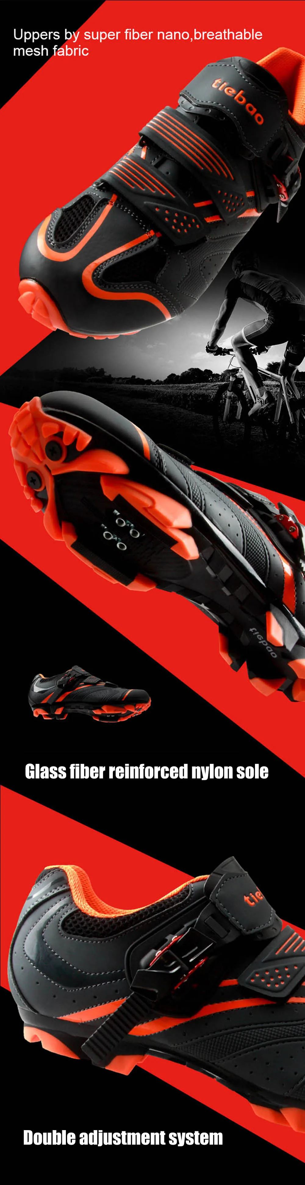 TIEBAO zapatillas ciclismo mtb mujer Superstar original Мужская гоночная обувь sapatilha ciclismo для горного велосипеда спортивная обувь для велоспорта