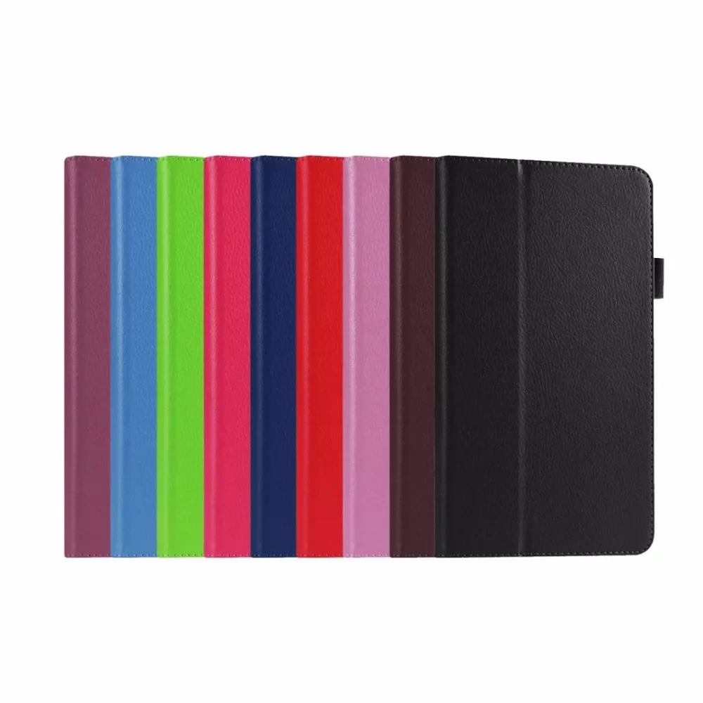 Чехол книжка с подставкой личи для Lenovo Tab 3 8 TB3 850F 850M 0 дюйма чехлы из искусственной