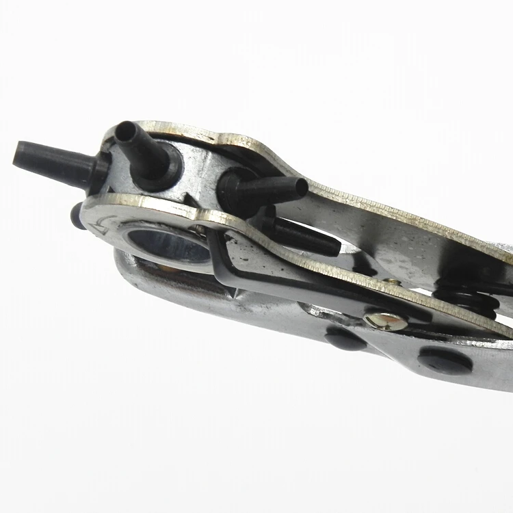 Дырокол ручной работы из стали и пвх красный дырокол для ремня карбоновый