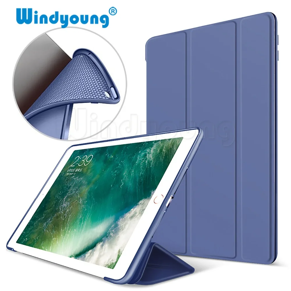 Чехол для iPad 2018 2017 9 7 силиконовая Мягкая задняя крышка Apple чехол дюймов TPU A1893 A1822