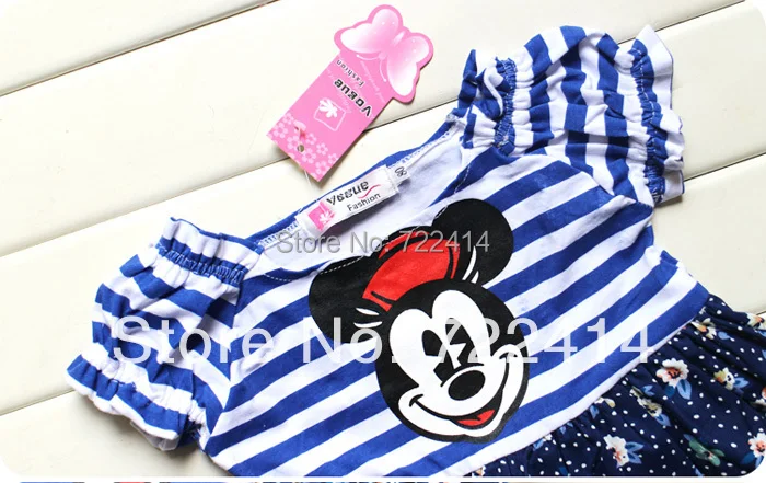 Новинка 2016 года детская одежда для девочек милое платье с рисунком летнее милая