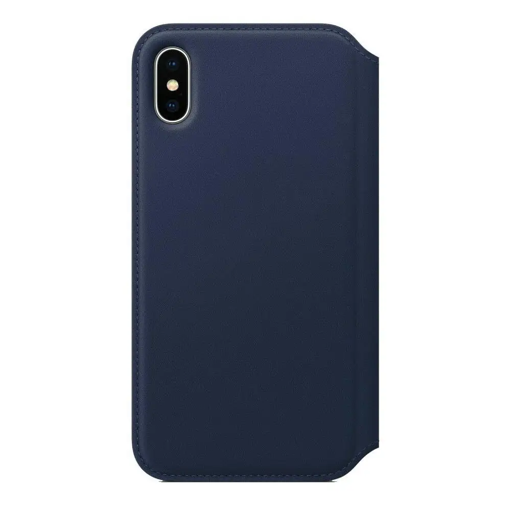 Кожаный защитный чехол с откидной крышкой для Apple iPhone X XS Max чехол-кошелек
