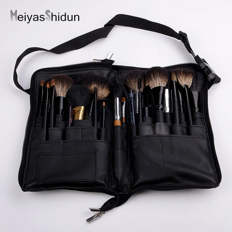 Профессиональный органайзер для макияжа сумка кистей Женская косметическая