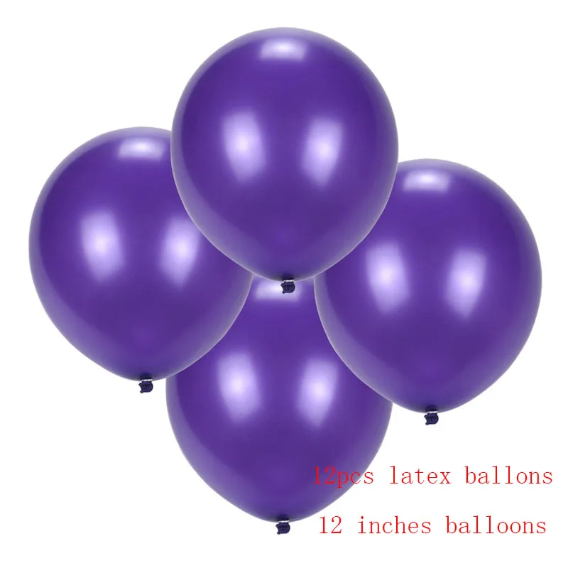 12pcs purple latex 6 шт., шары на День святого Валентина, свадебные, 18 дюймов, в форме сердца, фольгированные шары, в форме звезды, для дня рождения, украшения, Детские гелиевые шары, вечерние шары - Цвет: 12pcs purple latex