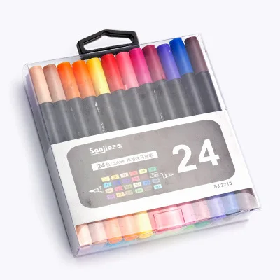 Маркеры-маркеры 2020 набор ручек с двойной головкой акварельная живопись