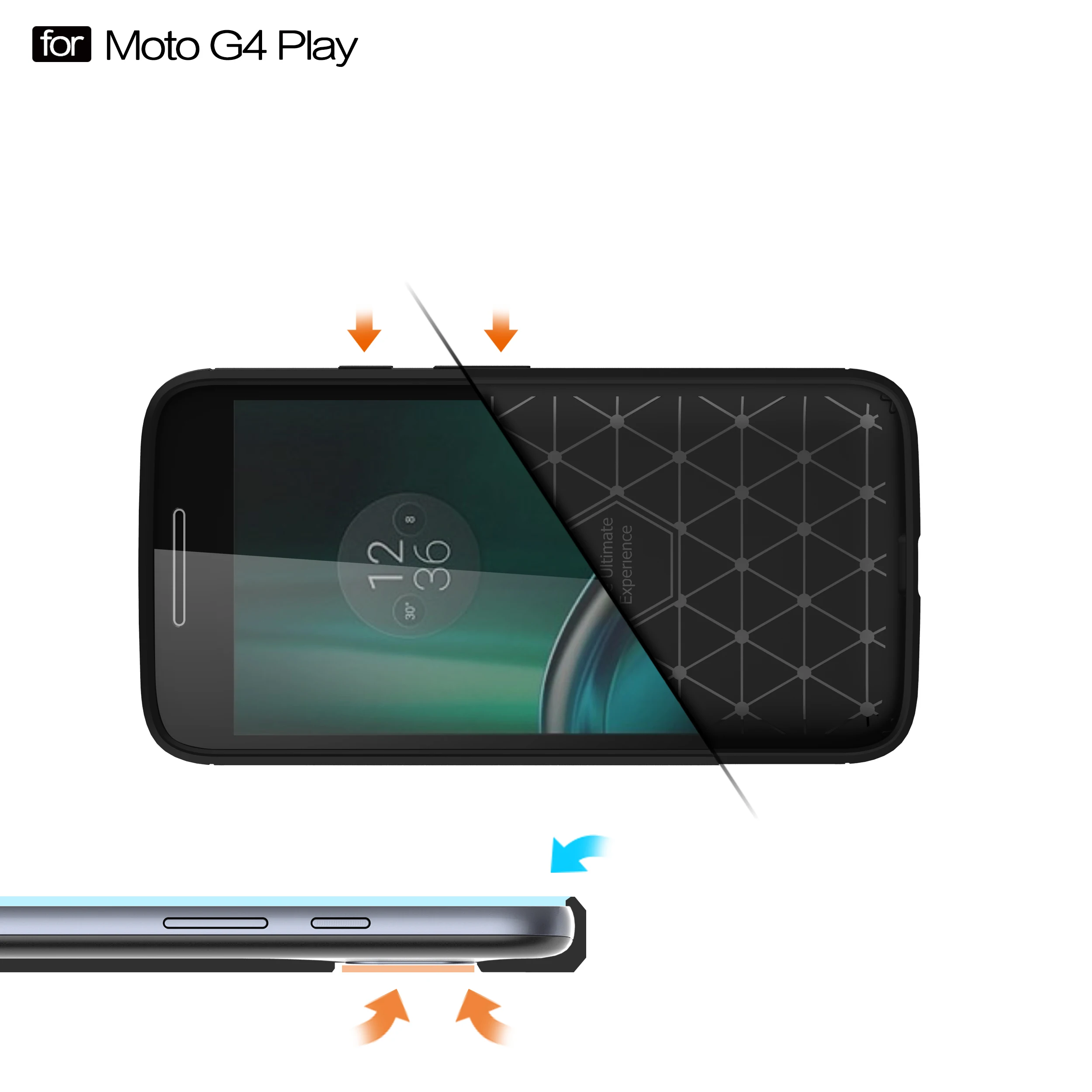 Силиконовый чехол для Motorola G4/G4 play Coque Moto G4 Armor G4play Cover XT1600 XT1601 XT1602 XT1607 XT1609 |