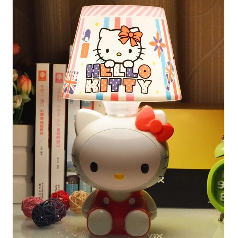 Hello Kitty USB штепсельная лампа с мультяшным дизайном теплый свет для спальни