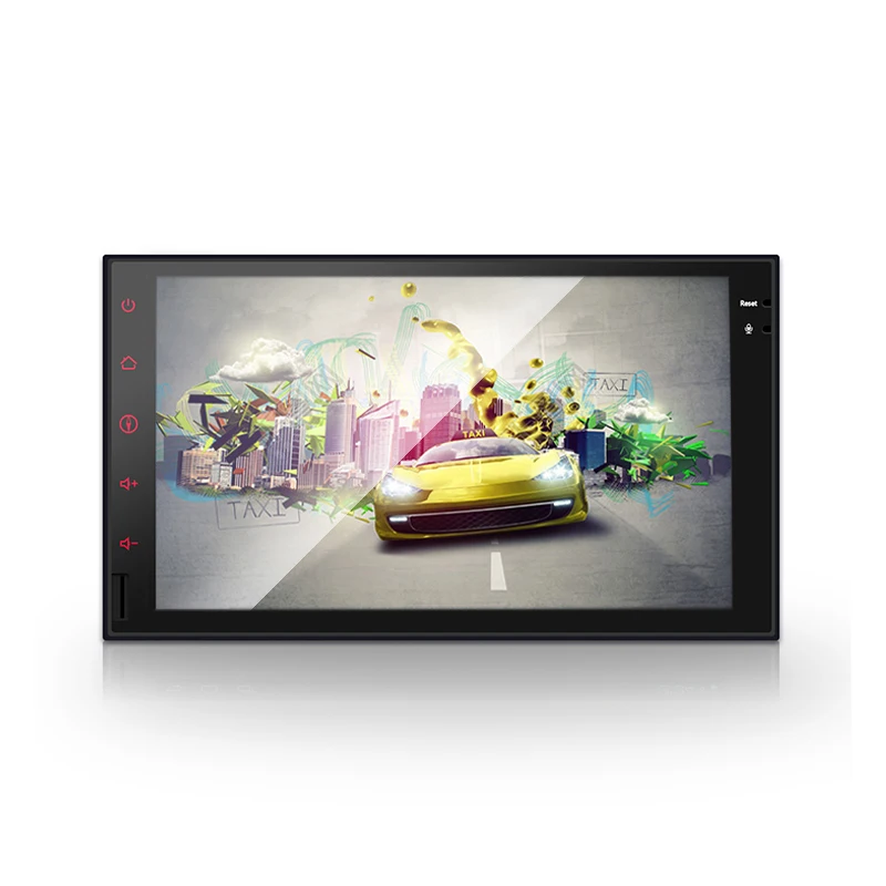 Android 7 1 1G RAM '񟝰*600 поддержка 4G LTE SIM сетевое автомобильное радио GPS 2 din