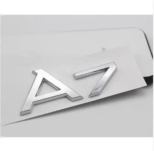 A7 A3 A4L A5 A6L A7 A8 Q3 Q5 Q7 1,8 т 2,0 2,4 3,0 Т 3,2 3,6 4,2 для Audi все багажника выгрузки Ёмкость Эмблема для автостайлинга Стикеры - Название цвета: A7
