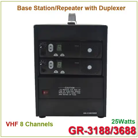 Двухсторонняя радиостанция VHF 136-174 МГц, двусторонняя радиостанция, репитер, 25 Вт, 8 каналов, Duplexer (для motorola), новинка 3688