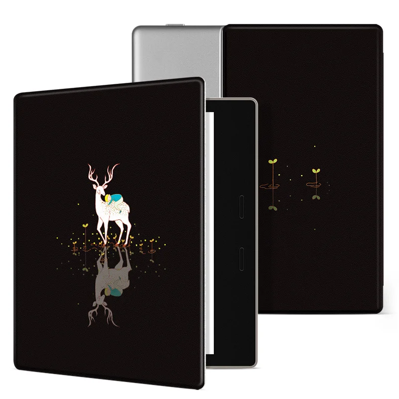 Ультра-тонкий магнитный чехол для " Kindle Oasis 2(выпуск 9th Gen) электронная книга для Kindle Oasis Автоматический Режим сна/пробуждения - Color: Magic deer