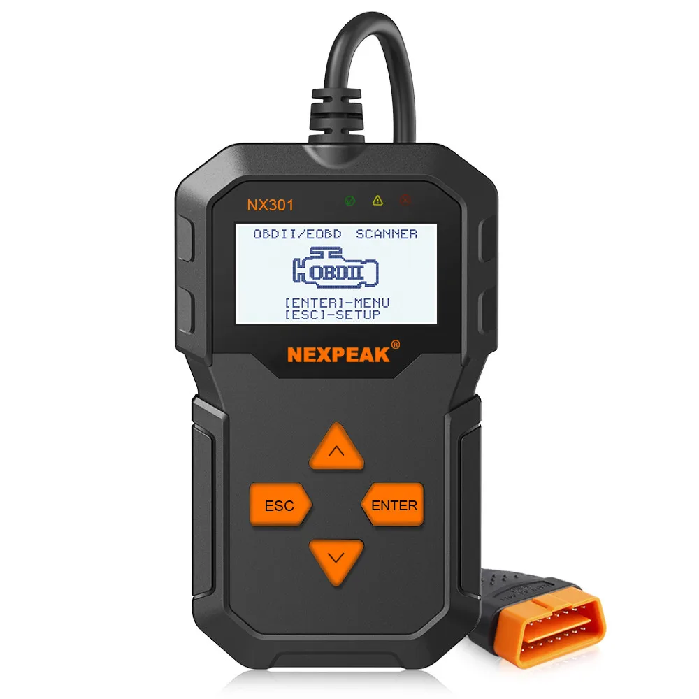 Автомобильный сканер OBD2 NEXPEAK NX301 считыватель кодов диагностический инструмент