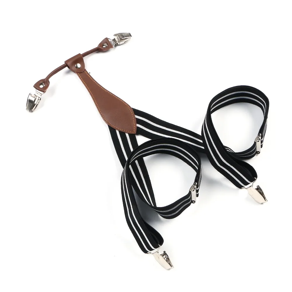 Мужские Регулируемые Эластичные подтяжки унисекс с геометрическим узором