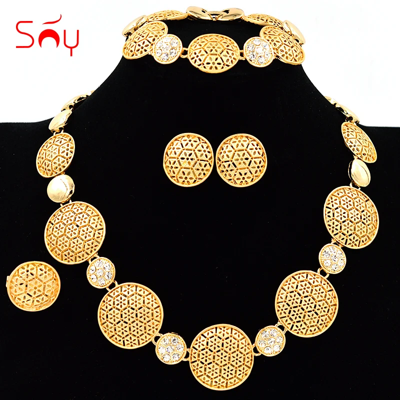 Sunny Jewelry Классические свадебные украшения женский свадебный комплект ювелирных
