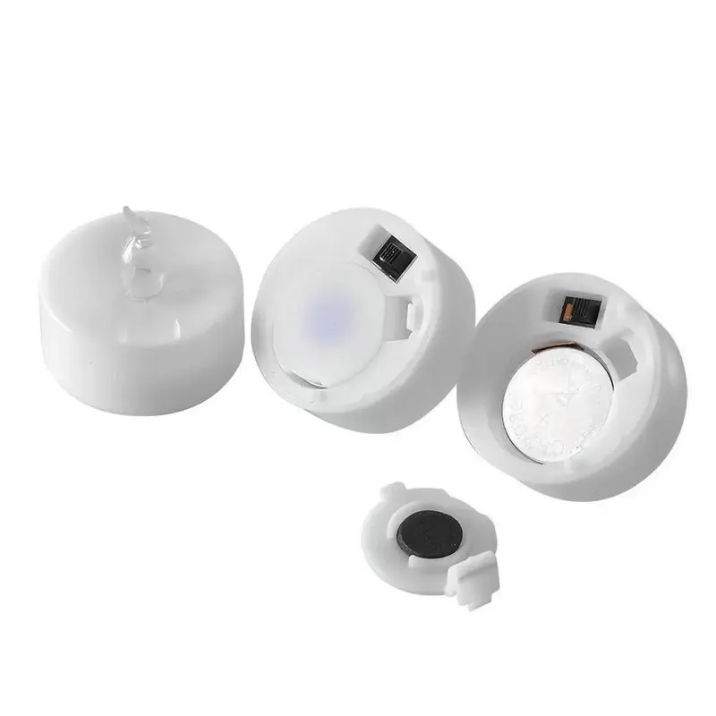 120pcs/lot Flameless Battery Operated LED Tea Light Flickering Candle lamp f/Wedding Christmas Valentine Xmas party decor-White |