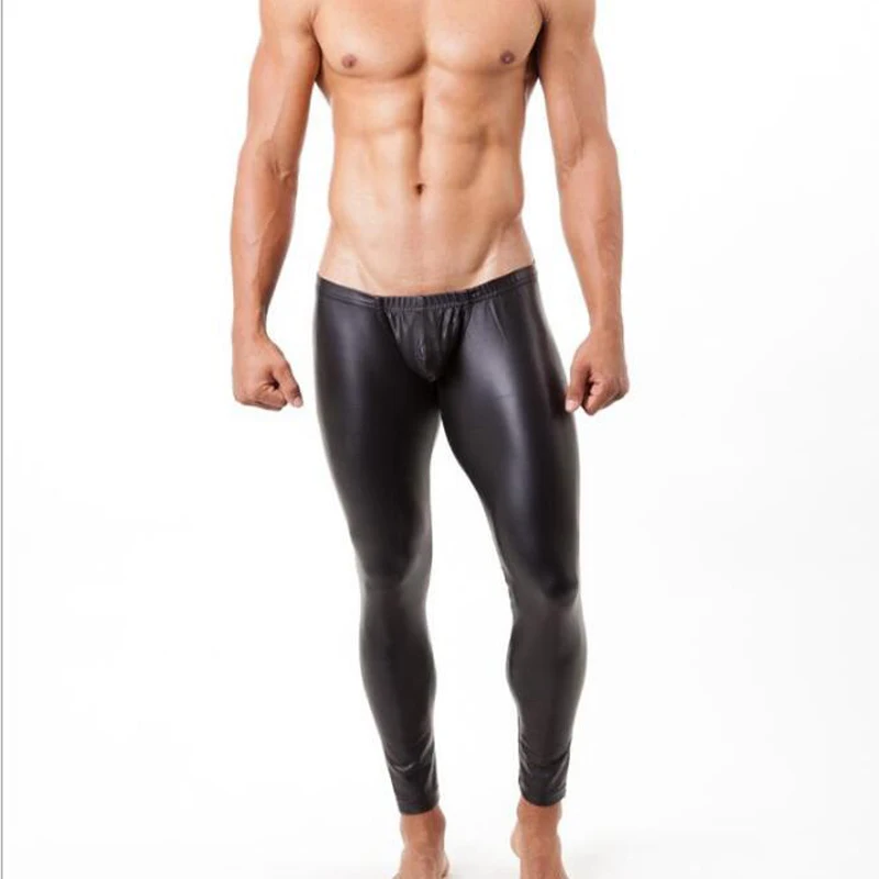 

Мужские джоггеры, модные облегающие кожаные брюки, женские узкие длинные брюки, Мужская сексуальная клубная одежда для геев, боди, брюки-карандаш