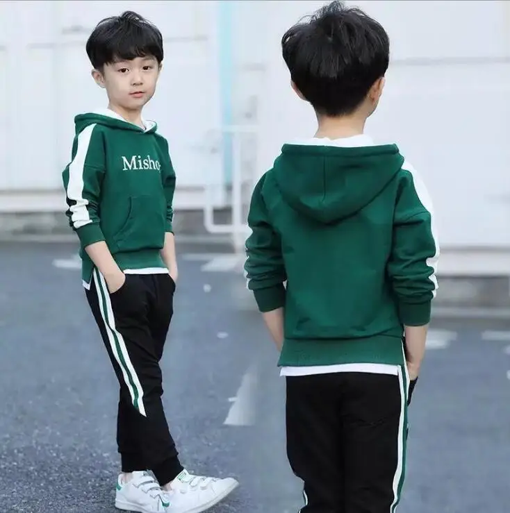 Детская одежда для мальчиков Комплекты одежды спортивные костюмы Весна Осень