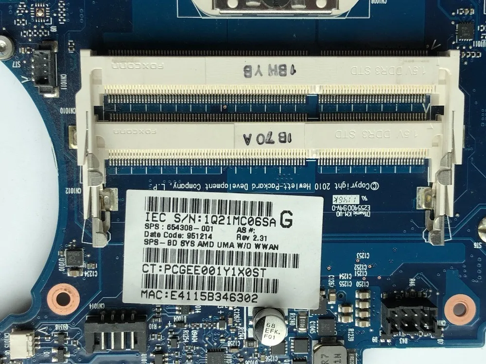 Высокое Качество MB 654308 001 для HP Probook 4535 материнская плата ноутбука FS1