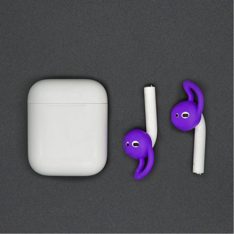 1 пара подходит для беспроводной bluetooth гарнитуры Ушная Крышка Airpods Нескользящие