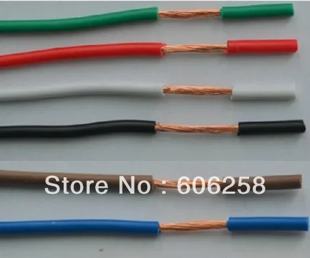 Чистый медный RV1 * 0 5 квадратный провод кабель/шнур/Электронный 100 м|cable el wire|cable