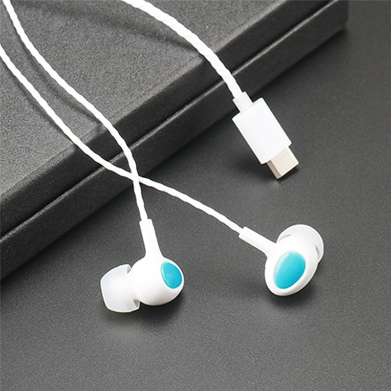 Universal USB Type-C Earphones Wired Earphone Control With Microphone Type C Headset For Smart Phones | Электроника