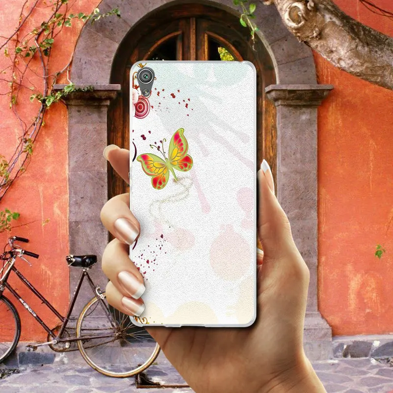Silicon Soft TPU Mobile Phone Cases for Sony Xperia XA XZ Z Z1 Z2 Z3 Z4 Z5 Compact E3 E5 T3 M2 M4 M5 Cute Butterfly Phoenix Art | Мобильные