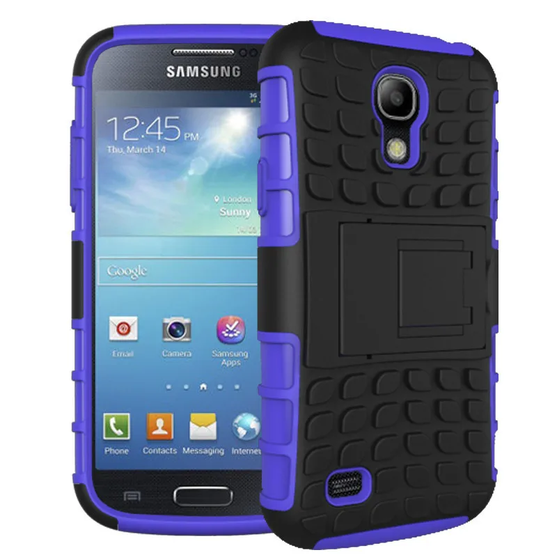 Для samsung Galaxy S4 i9500 S10 S10E S9 чехол для телефона двухслойный с подставкой сверхмощный противоударный Гибридный Силиконовый чехол