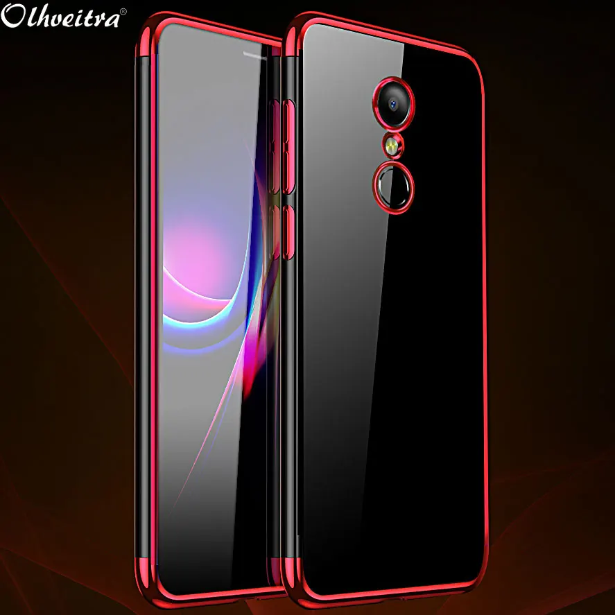 Ясно ТПУ задняя крышка для Xiaomi Redmi 5 плюс Чехол защитный Fundas мягкий силиконовый