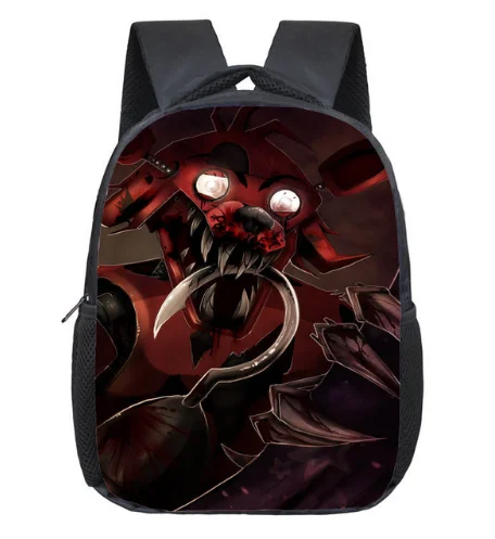 12 Inch Five Nights At Freddys Children School Bags Backpack Kids Kindergarten Bag Freddy Bear Toddler bag - Цвет: Five Nights 26